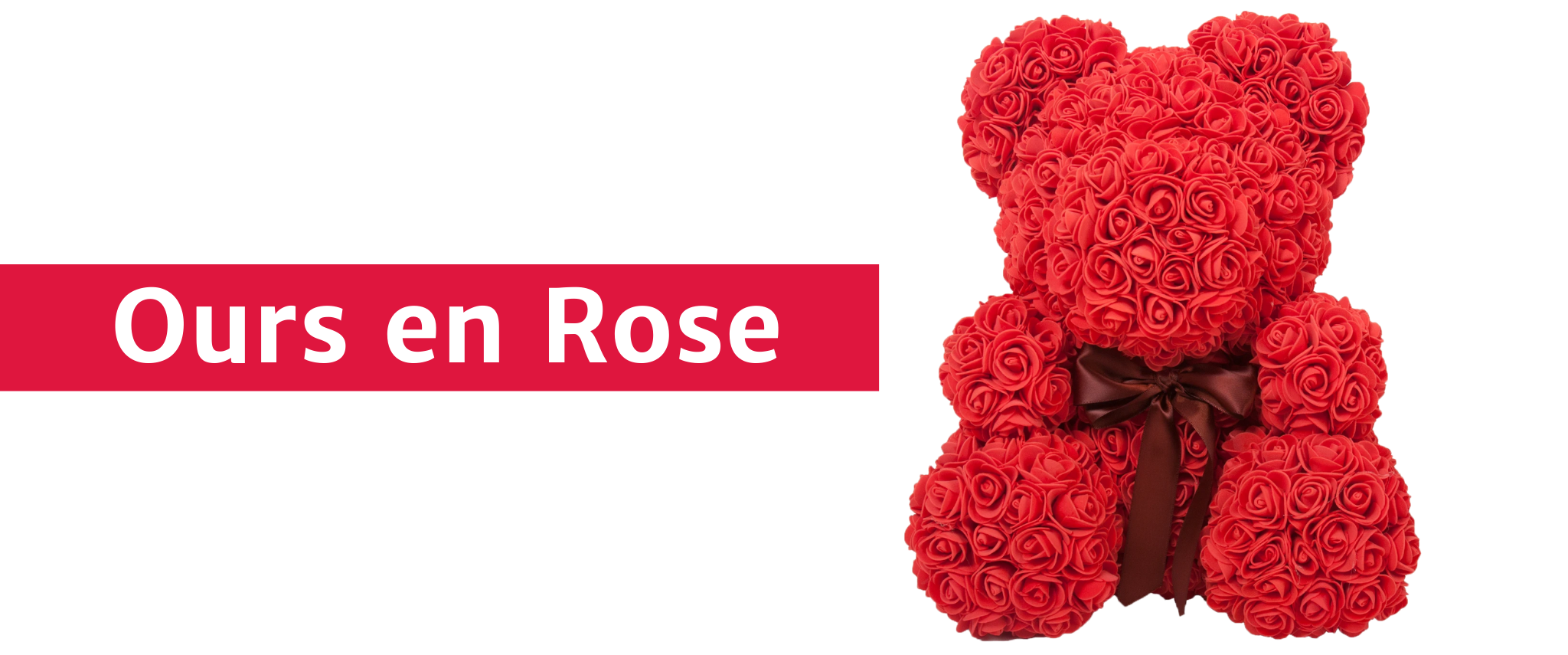 Ours en peluche rose - 25 cm - Spécial Saint Valentin - amour - Nounours  rose - Ours