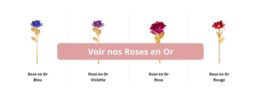 rose en or