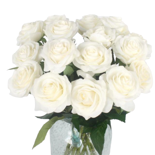 Bouquet de Rose Éternelle Blanche | Royaume Éternel