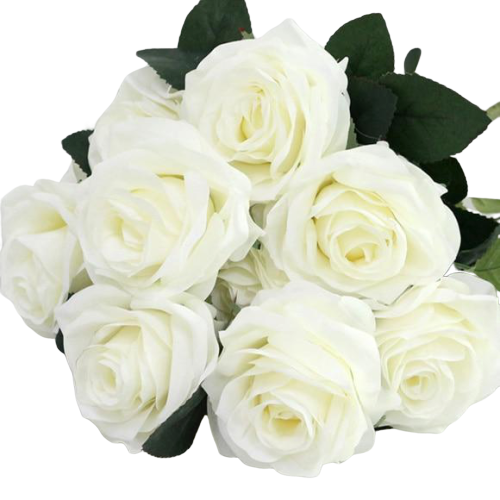 Bouquet Rose Éternelle Blanc | Royaume Éternel