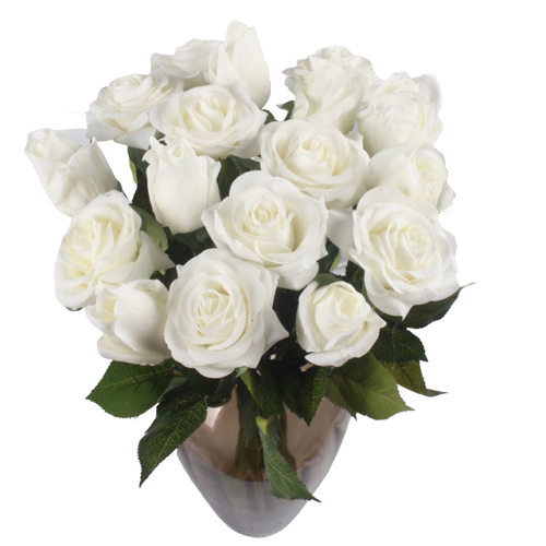 Bouquet Rose Éternelle Mix Blanche | Royaume Éternel