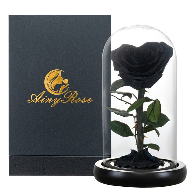 Rose Éternelle Noire Boite | Royaume Éternel