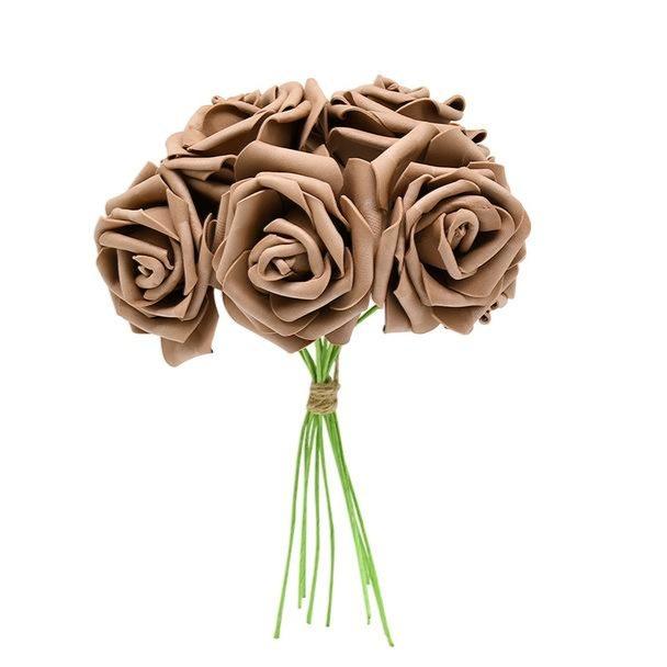 Rose Éternelle Bouquet Marron | Royaume Éternel