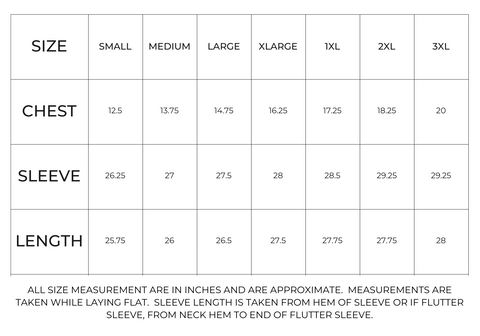 Measurements of Perry Crew Neck Ribbed Top