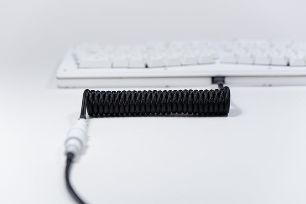 mechanical keyboard coiled aviator cable