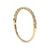 Bracelet in yellow gold with white diamonds of 0.97 ct in weight