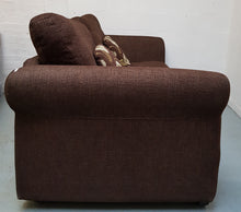 Load image into Gallery viewer, Modern 2 Seater Brown Fabric Sofa - 187820
