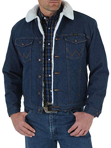 Wrangler mens Western Style Lined denim jackets, Denim/Sherpa, X-Large –  NineStreet - United Kingdom