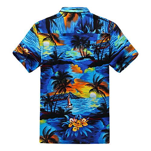 Couple Matching Hawaiian Luau Party Outfit Set Shirt Dress in Sunset B –  NineStreet - United Kingdom