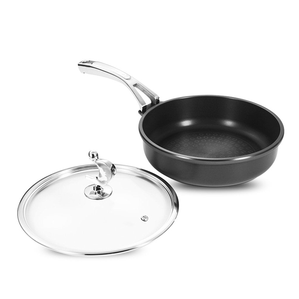 flat non stick frying pan