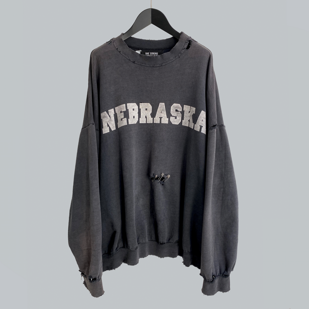 raf simons nebraska sweatshirt