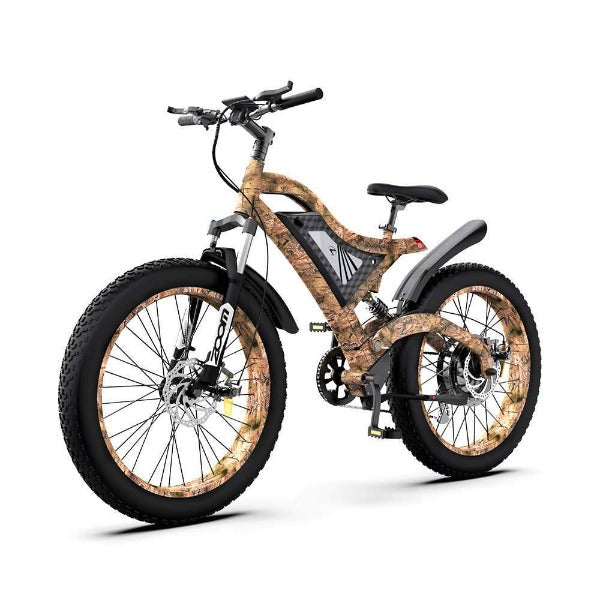 Aostirmotor S18-1500W 48V14Ah 1500W Snakeskin Grain Electric Mountain Bike 175366