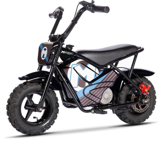 MT-MiniBike-24v-250w Electric Powered Mini Bike Black