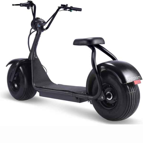 MotoTec Fat Tire 60v 18ah 2000w Lithium Electric Scooter Black