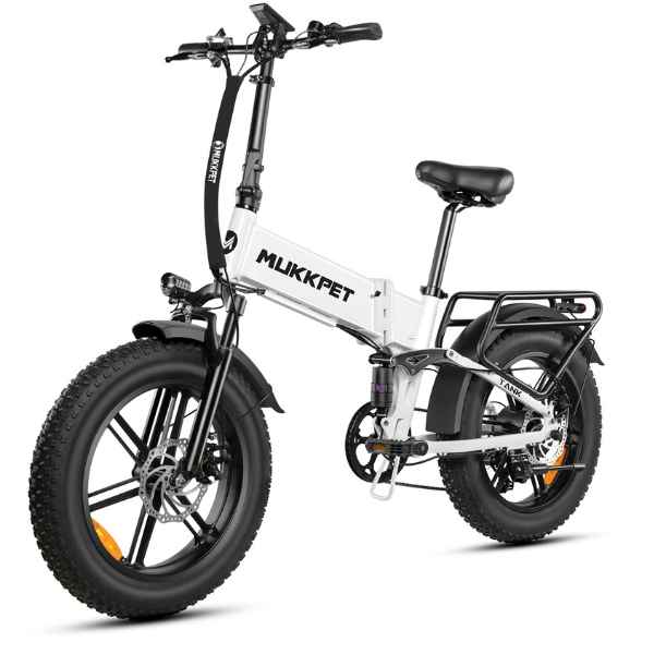 Mukkpet Tank 48V 15AH 750W Foldable Fat Tire E-bike