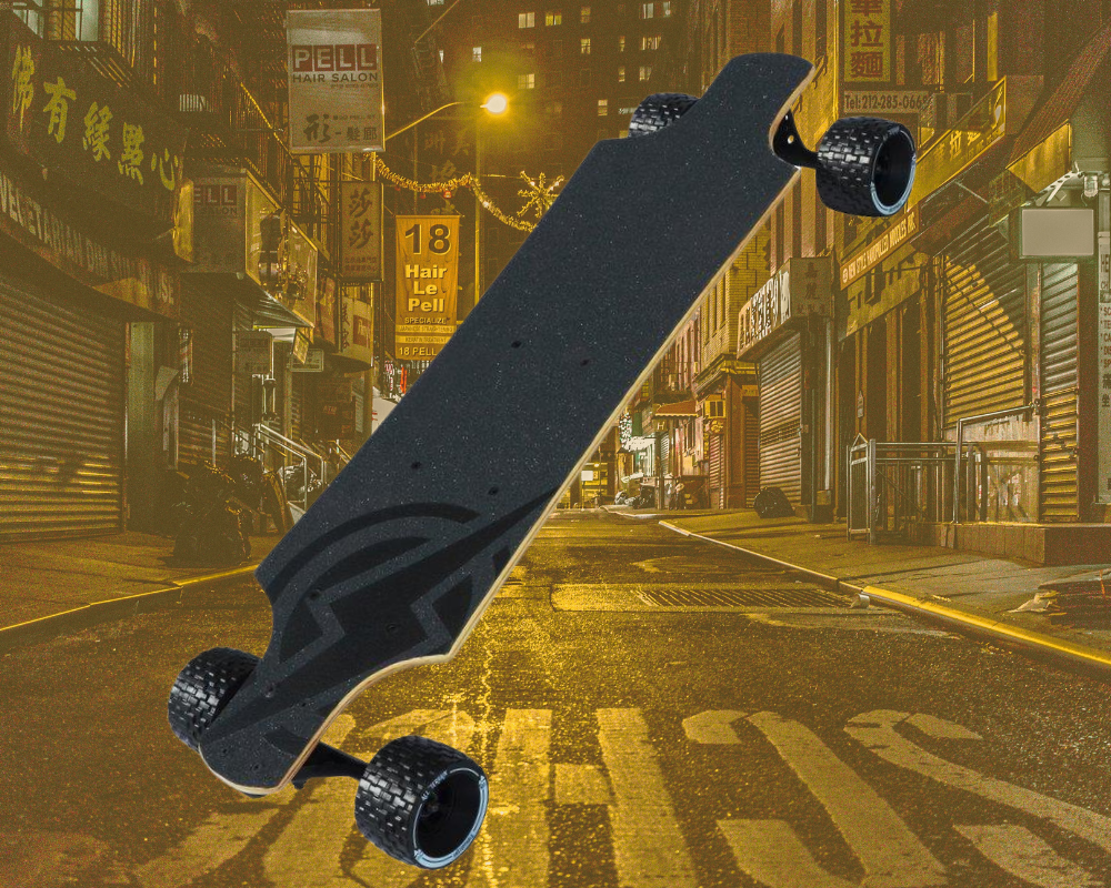 The  ATOM B10X  ALL-TERRAIN LONGBOARD ELECTRIC SKATEBOARD