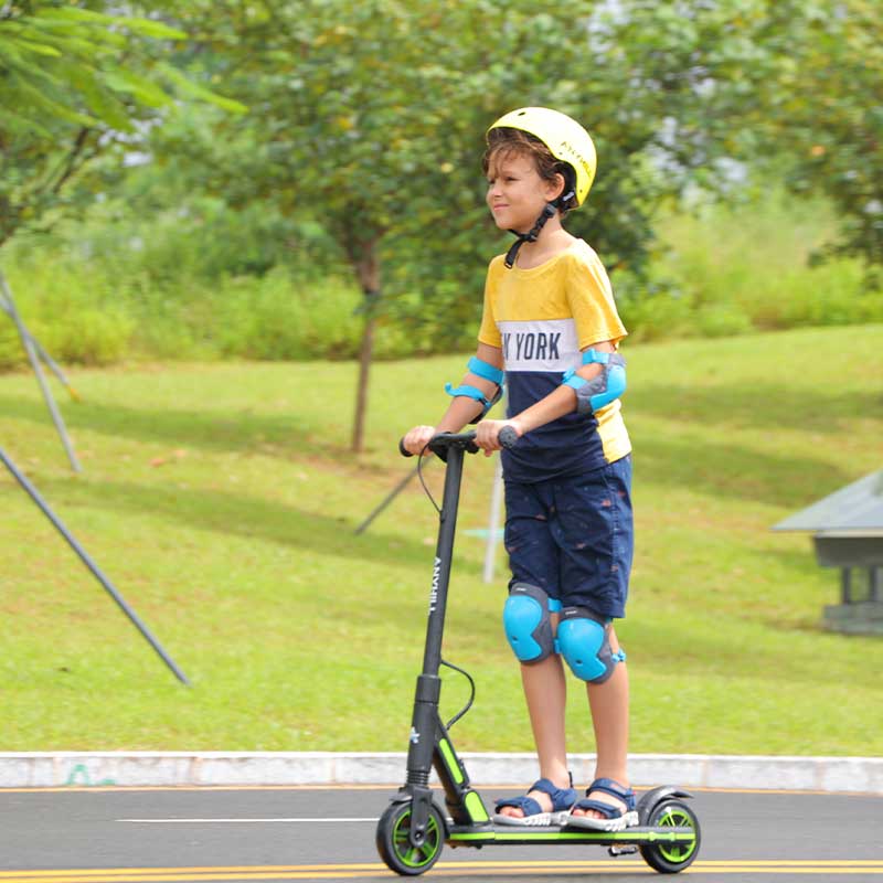 the AnyHill UM-3 24V/2.9Ah 150W Kids Folding Electric Scooter,