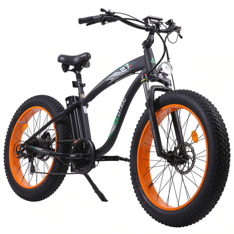 Ecotric Hammer 48V 750W UL Certified Beach Snow Fat Tire Electric Bike