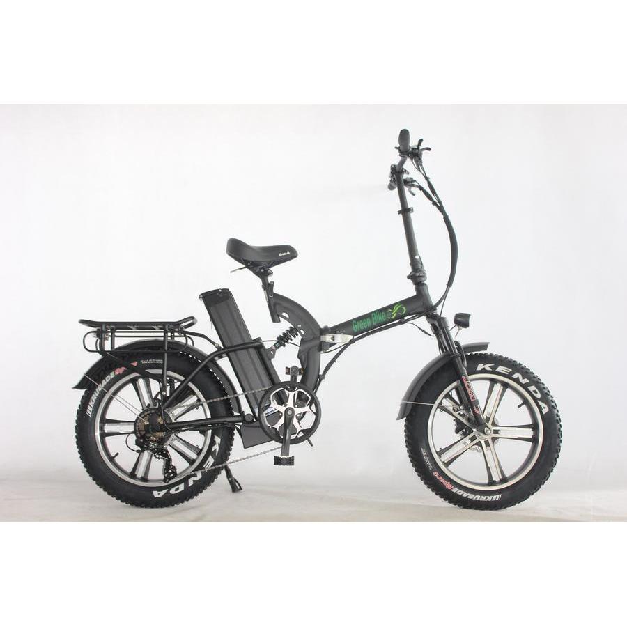 green bike usa gb750 mag 48v 750w fat tire folding electric bike