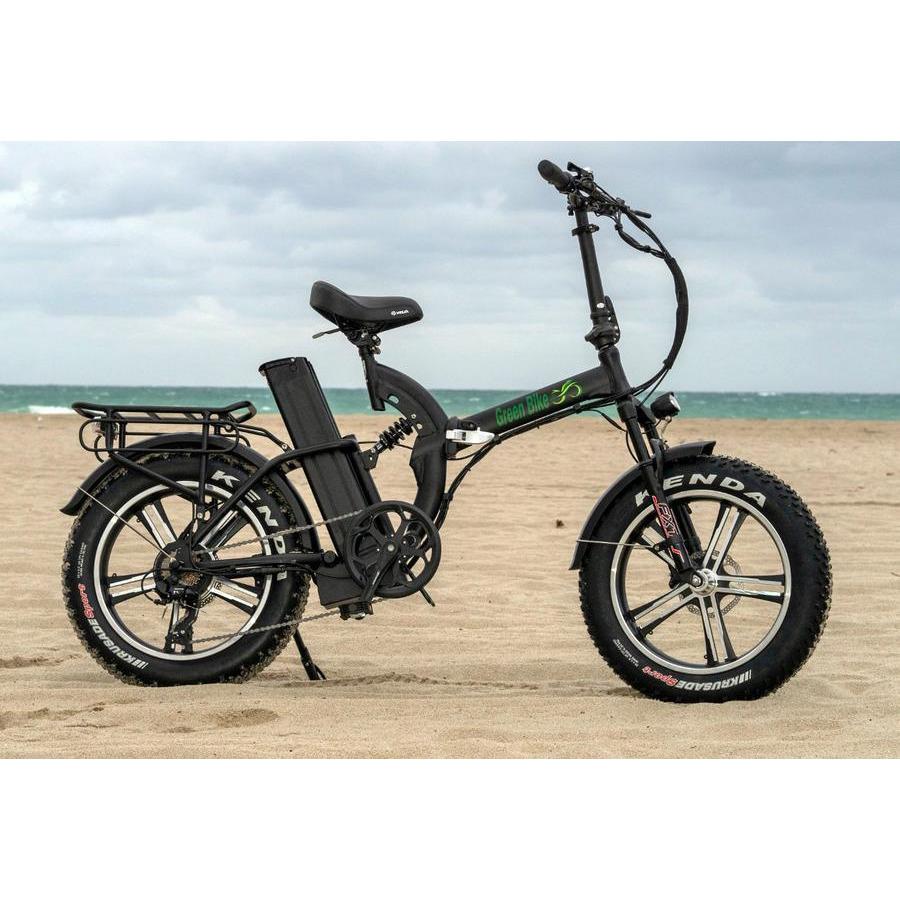 green bike usa gb750 mag 48v 750w fat tire folding electric bike