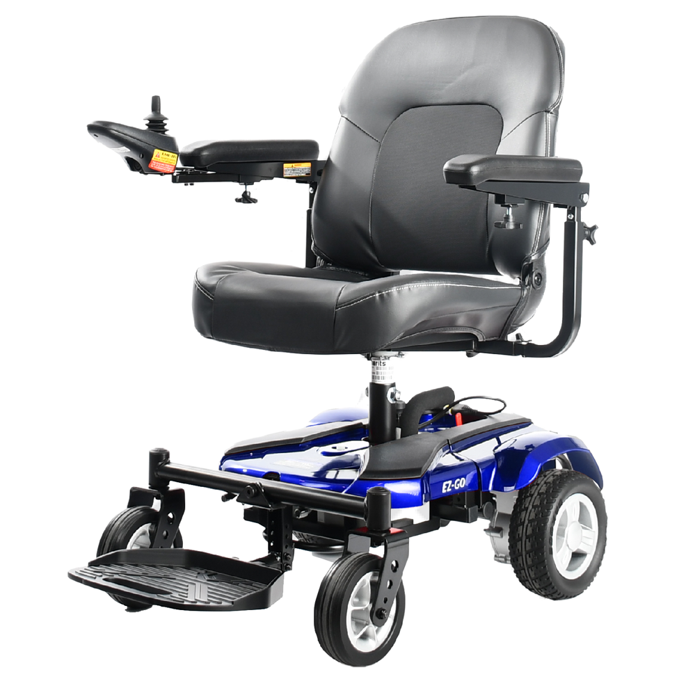 Merits EZ-GO 12V/15Ah Rear-Wheel Wheelchair – Electric Bike