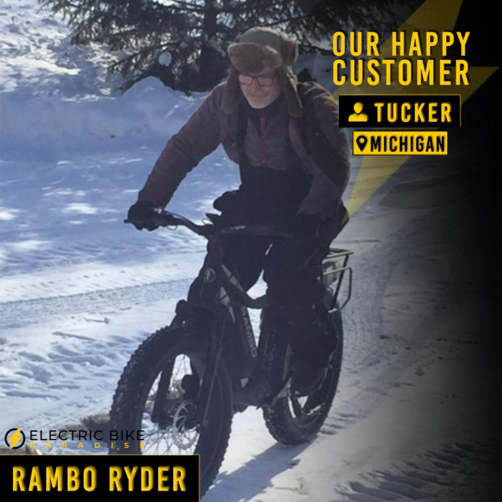Rambo Ryder 48V/14Ah 750W Fat Tire Electric Hunting Bike 750 24 2021 Model
