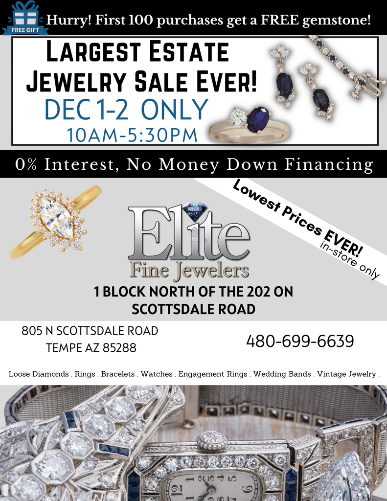 Largest Jewelry Sale Ever Tempe Arizona Elite Fine Jewelers