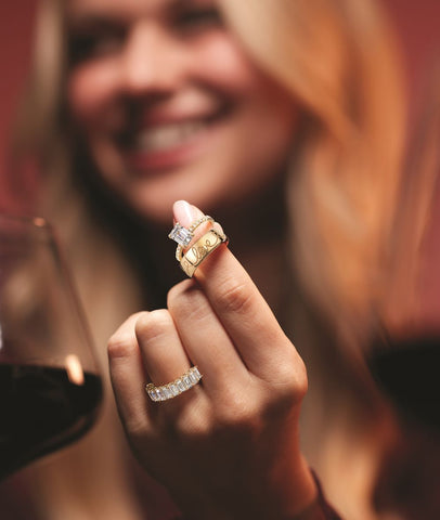 steps to upgrading your diamond engagement ring