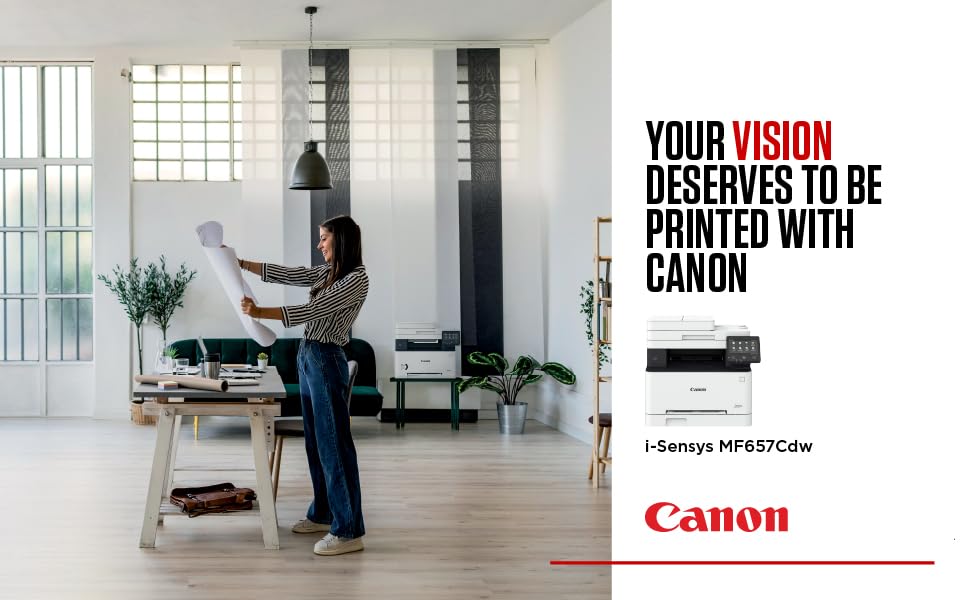 Canon I-SENSYS MF657Cdw- Imprimante Multifonction