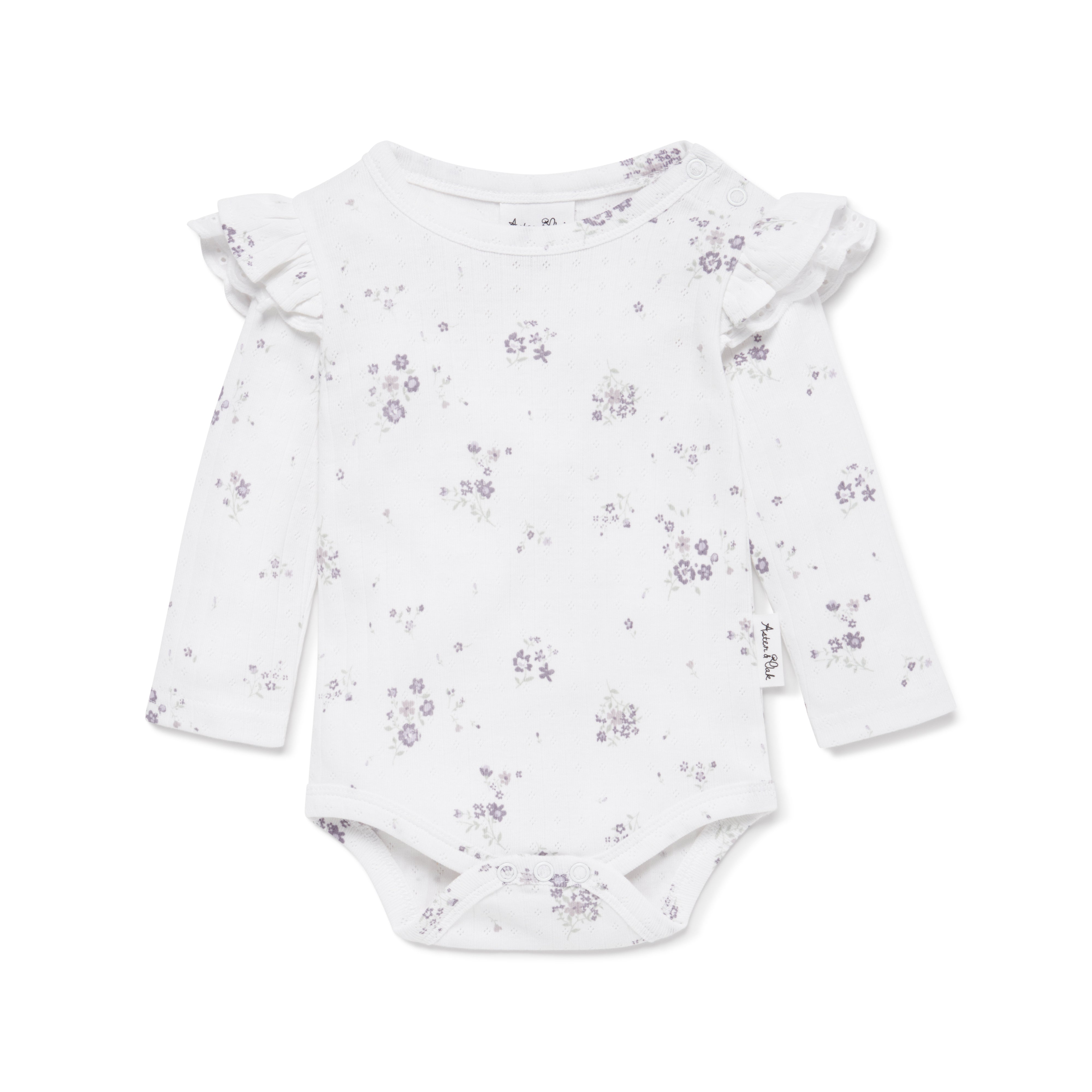 Image of Grace Floral Flutter Onesie