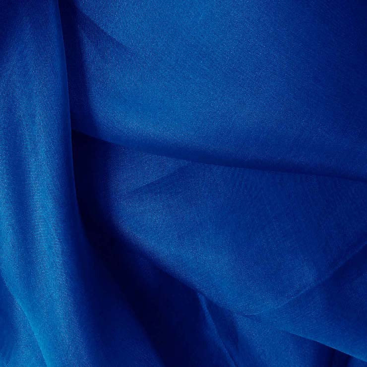 Silk Organza Sapphire Blue