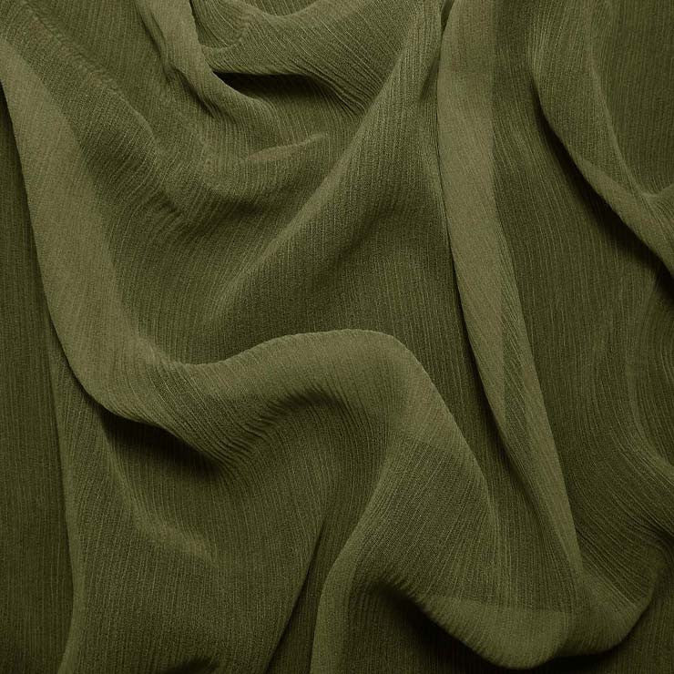 green chiffon material