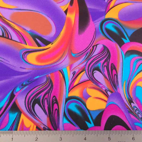 Psychedelic Print Fabric Fabric – Designer Fabric by The Yard