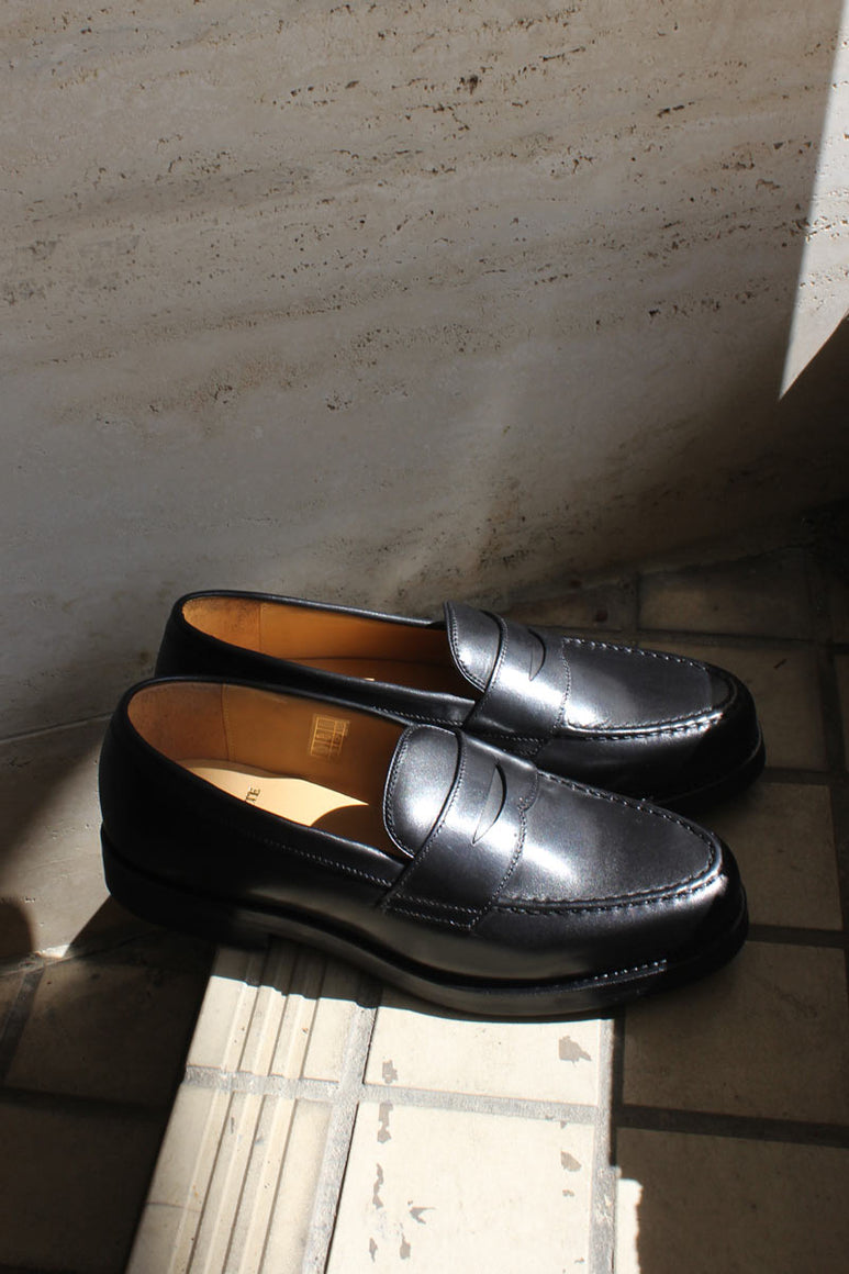 HARROGATE | SHOREDITCH LOAFER / BLACK ペニーローファー – STOCK