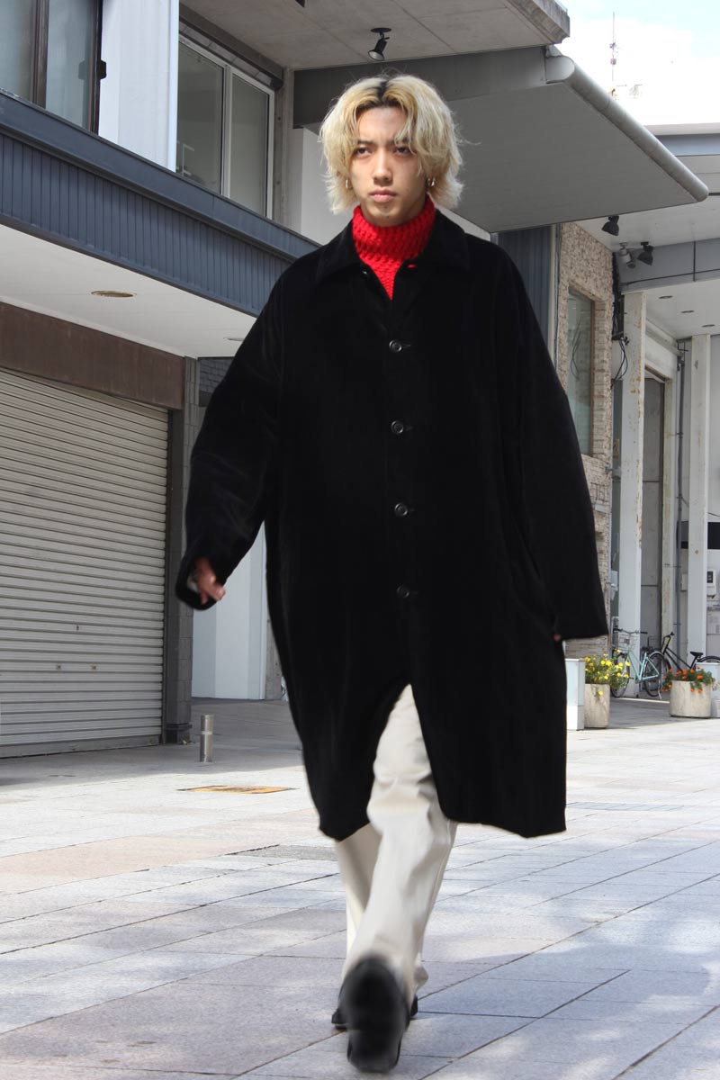 CASEY CASEY BIG COAT オイルドコットン コート-