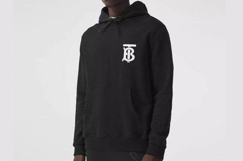 Monogram Gradient Hoodie - Luxury Black