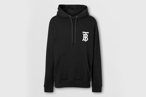 Monogram Gradient Hoodie - Luxury Black