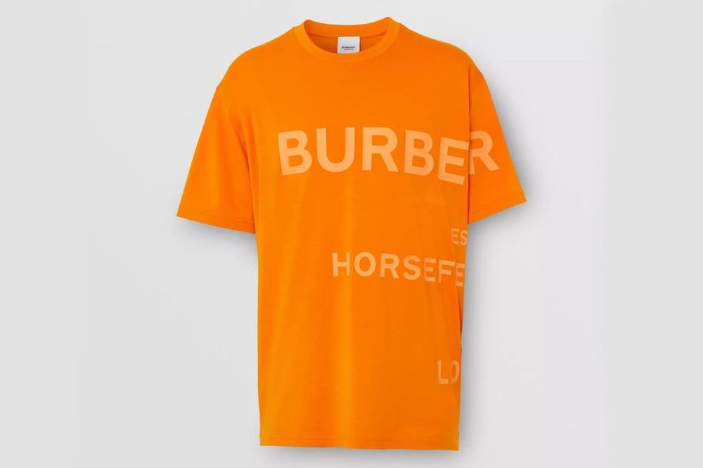Burberry Oversized Horseferry Print T-Shirt Orange – AyZed Clothing