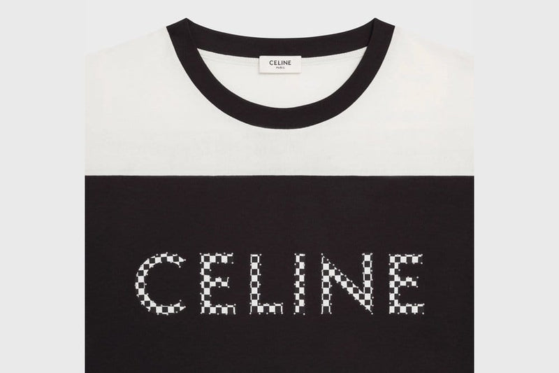 CELINE LOOSE T-SHIRT IN COTTON JERSEY