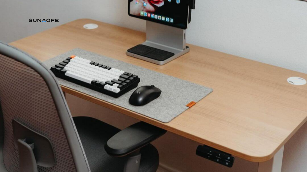 How an Office Standing Desk Can Improve Your Well-being Sunoafe blog 2240x1260