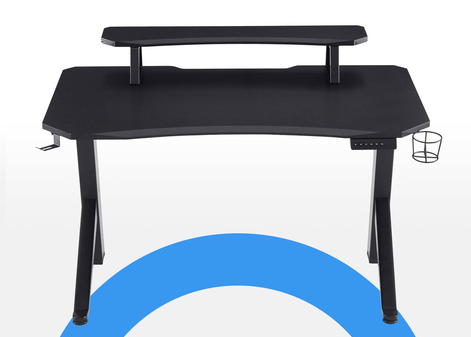 Uitstekend scheuren collegegeld Sunaofe Challenger : Gaming Standing Desk | Sleek Design | Small Space
