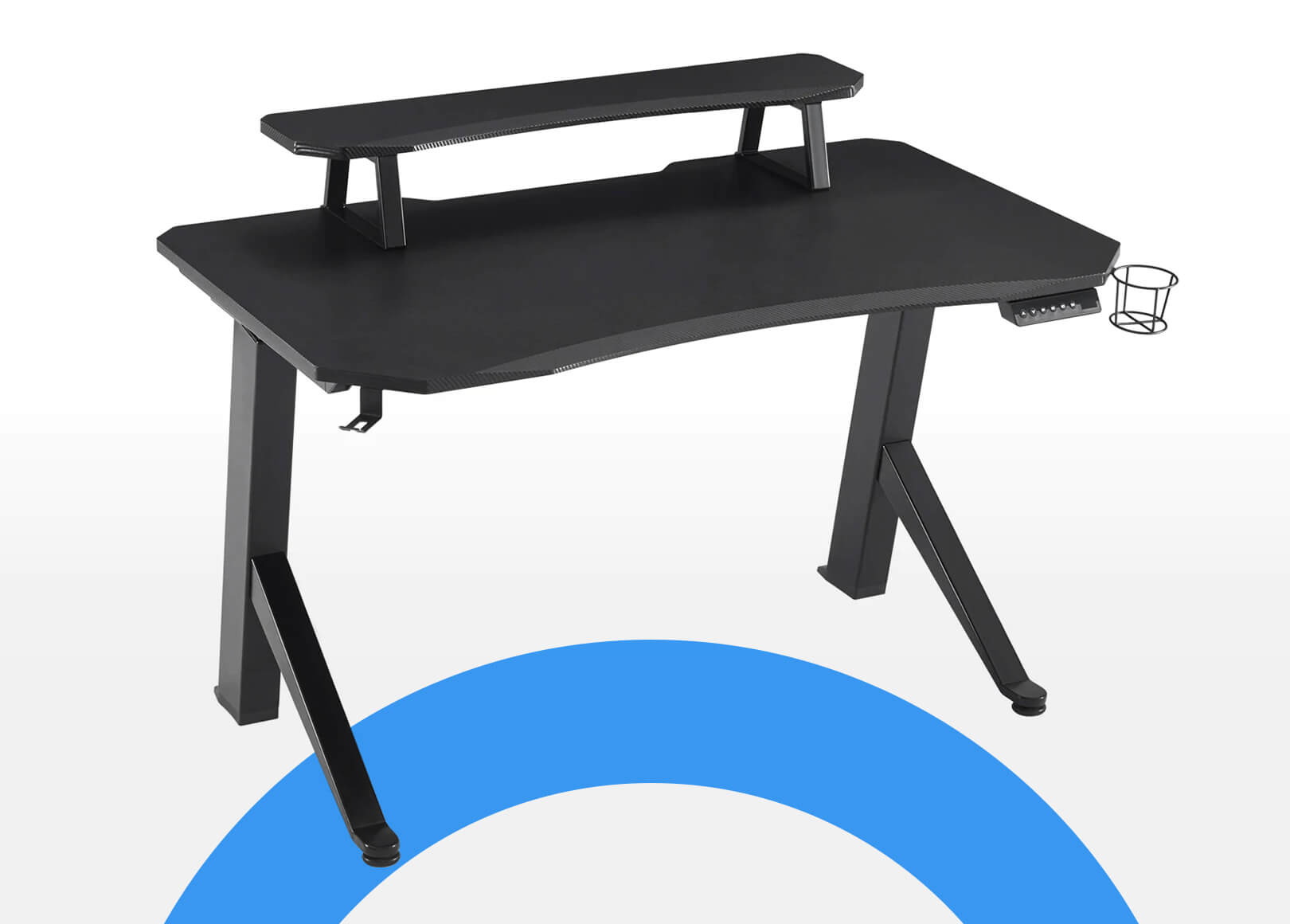 Uitstekend scheuren collegegeld Sunaofe Challenger : Gaming Standing Desk | Sleek Design | Small Space