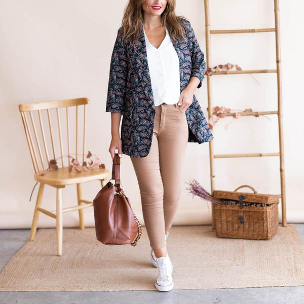 Look casual avec blazer