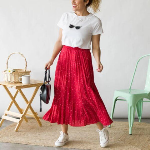 Cha prisa de ahora en adelante Cómo combinar una falda roja | Blog de VALENTiNA