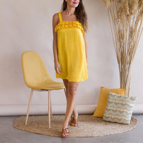 Cómo combinar un vestido amarillo | Blog VALENTiNA