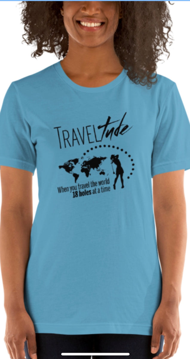 Traveltude Logo Golf Apparel and Accessories