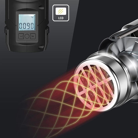 Industrial heat guns are more powerful and can reach higher temperatures compared to standard models.