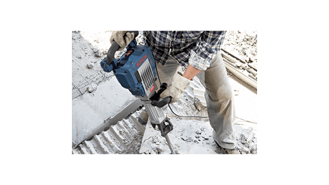 The Bosch GSH 16-28 breaker tool is intended for breaking in concrete and stone.