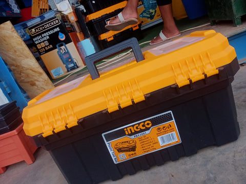 Ingco plastic toolboxes are sturdy and functional