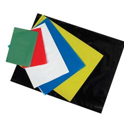 Colored Flat Poly Bags